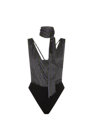 Body lazo brenda lunares negro – Masavi