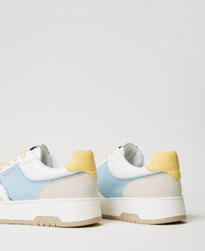 Sneakers de piel color block – Twinset