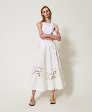 Top acanalado con cadena – Twinset