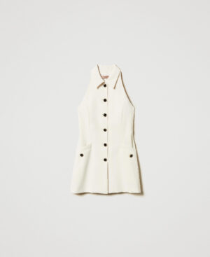 Túnica de crepé fluido con botones – Twinset