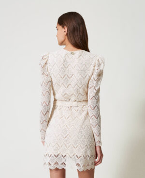 Vestido corto de encaje – Twinset